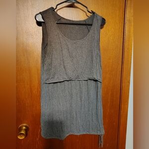Gray Latched Mama Nursing Tank